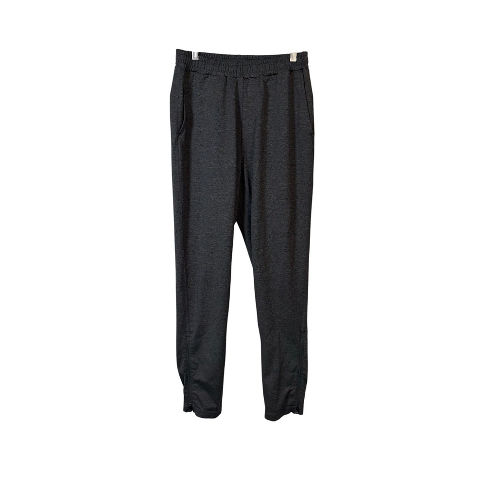 Vuori Performance Joggers Mens XS Charcoal Gray Heather V454 Ankle Zip Pants